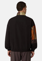 AUSTRALIAN Giacca a vento Rust Track Jacket marrone e nera per uomo con  inserto fantasia geometrica etnica. ARUGC0020 003 AUSTRALIAN 