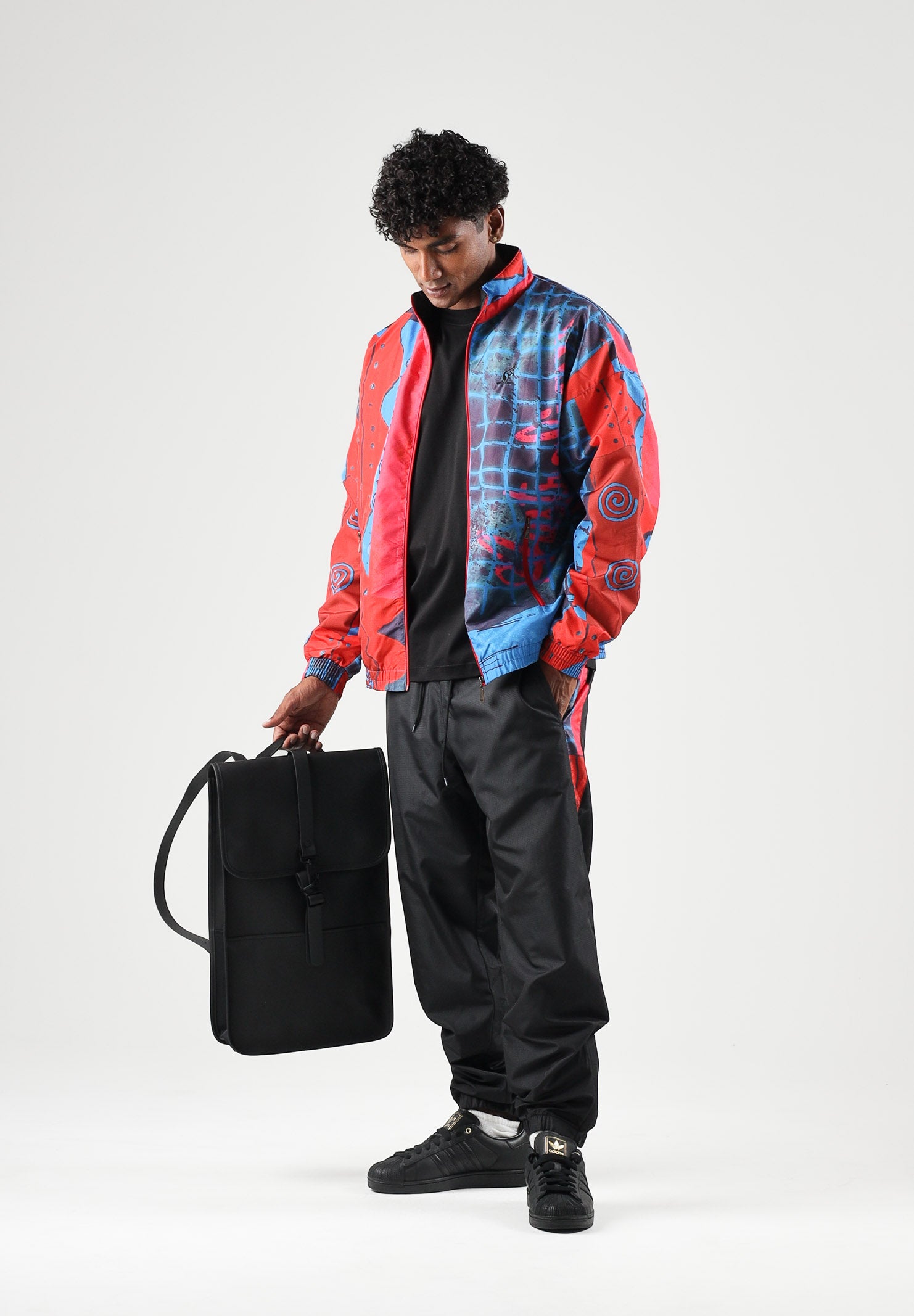 AUSTRALIAN Felpa con zip TRACK JACKET multicolor blu da uomo con chiusura a zip intera ARUGC0029 605 AUSTRALIAN 