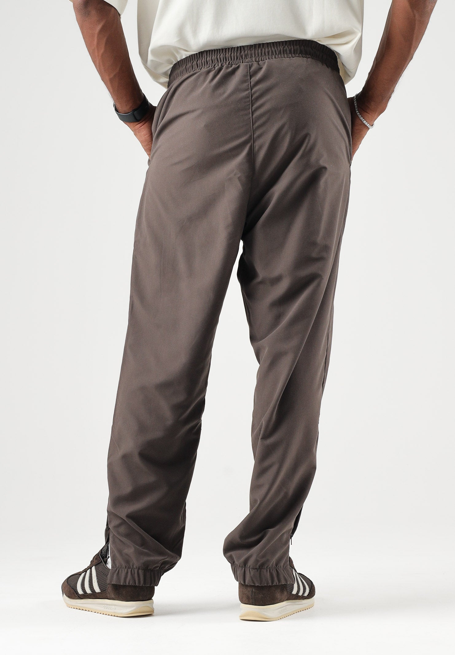 AUSTRALIAN Pantaloni sportivi TRACK PANT caffè-marroni da uomo con elastico in vita ARUPA0017 023 AUSTRALIAN 