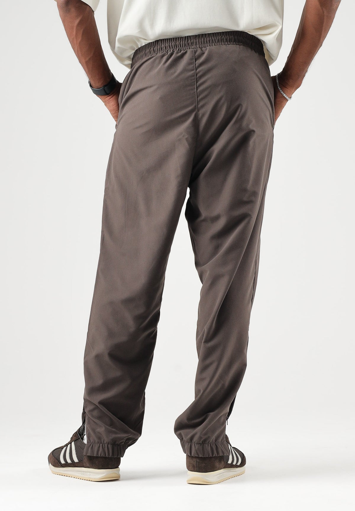 AUSTRALIAN Pantaloni sportivi TRACK PANT caffè-marroni da uomo con elastico in vita ARUPA0017 023 AUSTRALIAN 