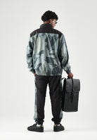 AUSTRALIAN Tuta nera per uomo con inserti stampati a fantasia camouflage, SWUTU0173 003 AUSTRALIAN 