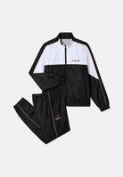 AUSTRALIAN Tuta sportiva POISON 2.0 IN BRICE SL nera per uomo con inserti bianchi a contrasto SWUTU0182 003 AUSTRALIAN 