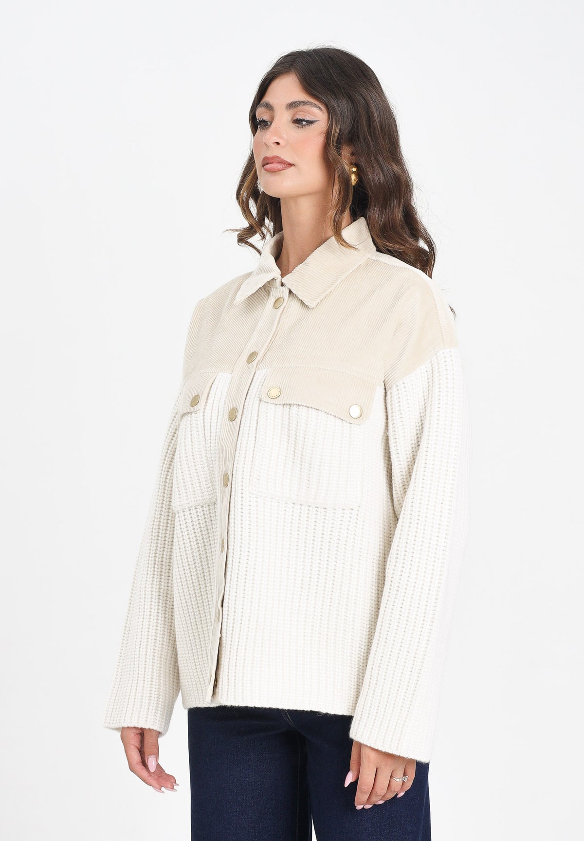 BARBOUR Cardigan Maxine panna da donna 252MLKN1714 WH52 BARBOUR 