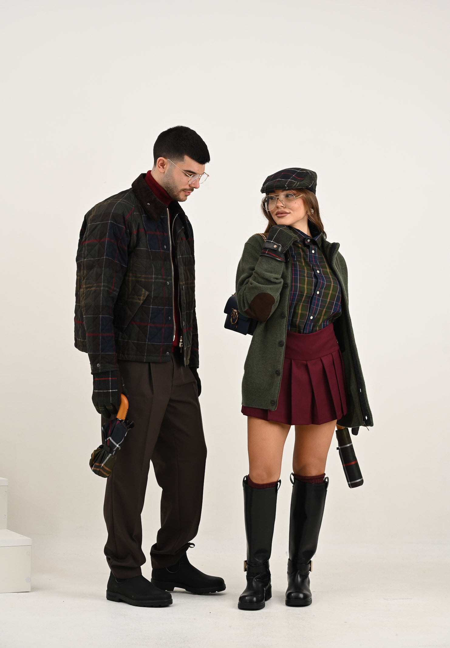 BARBOUR Cardigan Patch verde da uomo 252MMKN0731 OL51 BARBOUR 