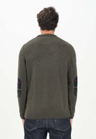 BARBOUR Maglione girocollo Holden verde da uomo 252MMKN1576 OL91 BARBOUR 