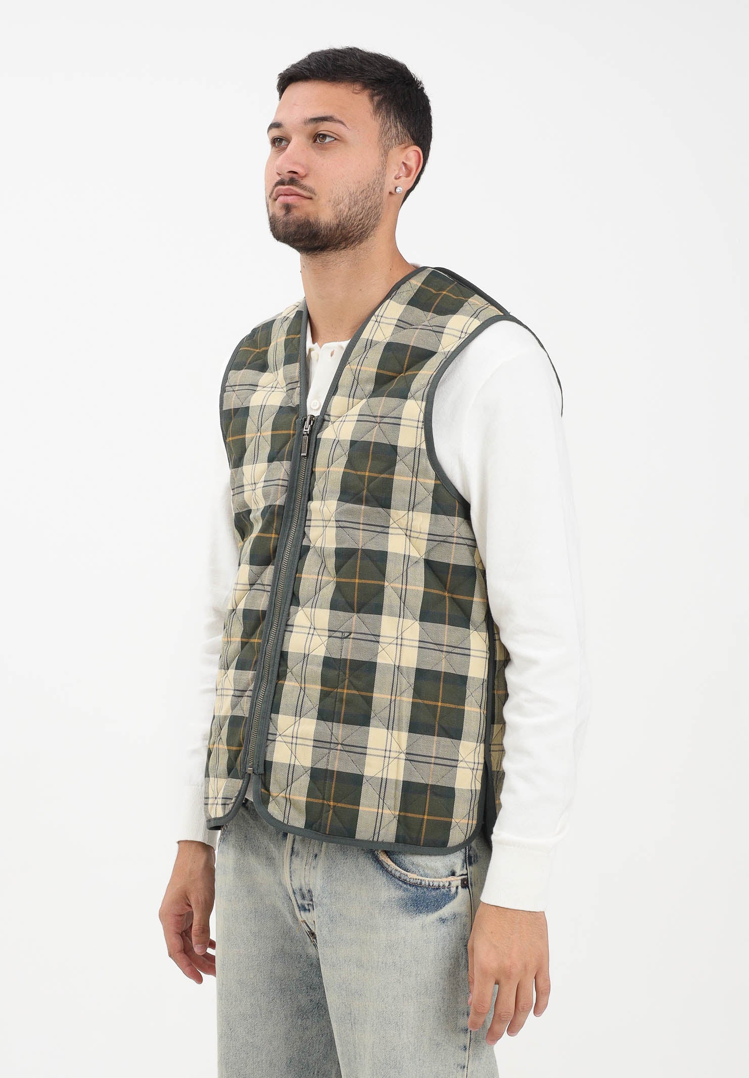 BARBOUR Smanicato verde da uomo compatibile come interno per il giubbotto Bedale 252MMLI0001 GN91 BARBOUR 