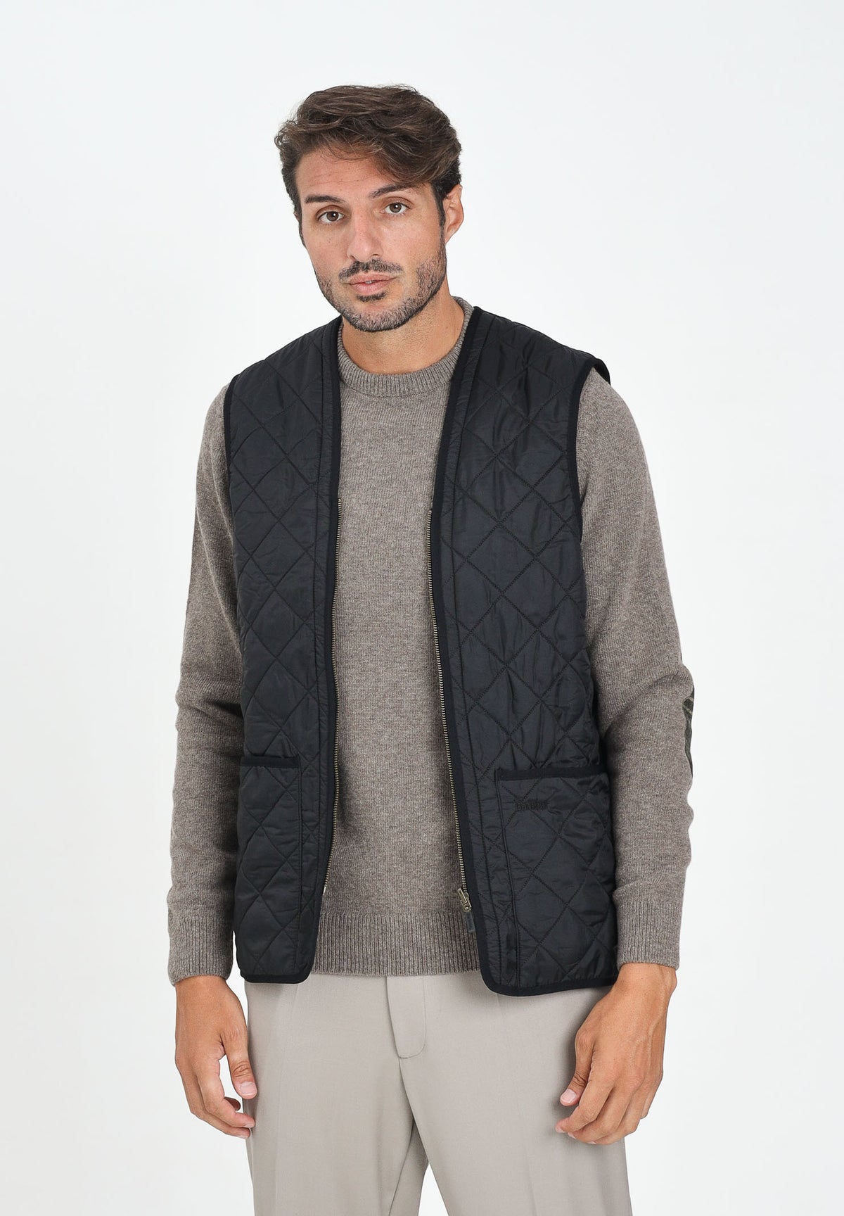 BARBOUR Smanicato Polarquilt nero da uomo da abbinare alla giacca Ashby 252MMLI0002 BK91 BARBOUR 