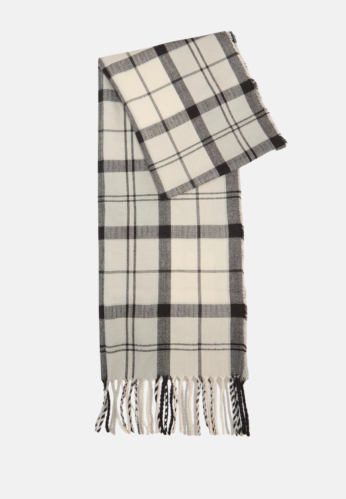 BARBOUR Set regalo MONOCHROME TARTAN da donna con sciarpa  e berretto coordinato pon-pon 262MLGS0054 GY31 BARBOUR 