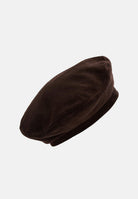 BARBOUR Basco CORD BERET marrone da donna in velluto a coste con logo in metallo 262MLHA0661 BR91 BARBOUR 