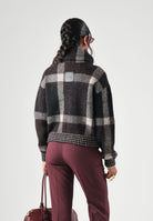 BARBOUR Cardigan SPEY WOOL JACKET multicolore per donna con fantasia tartan e collo ampio avvolgente 262MLKN1797 MI11 BARBOUR 