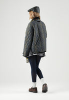BARBOUR Piumino AINSDALE multicolor da donna con chiusura frontale  e colletto in velluto a coste. 262MLQU1932 TN11 BARBOUR 
