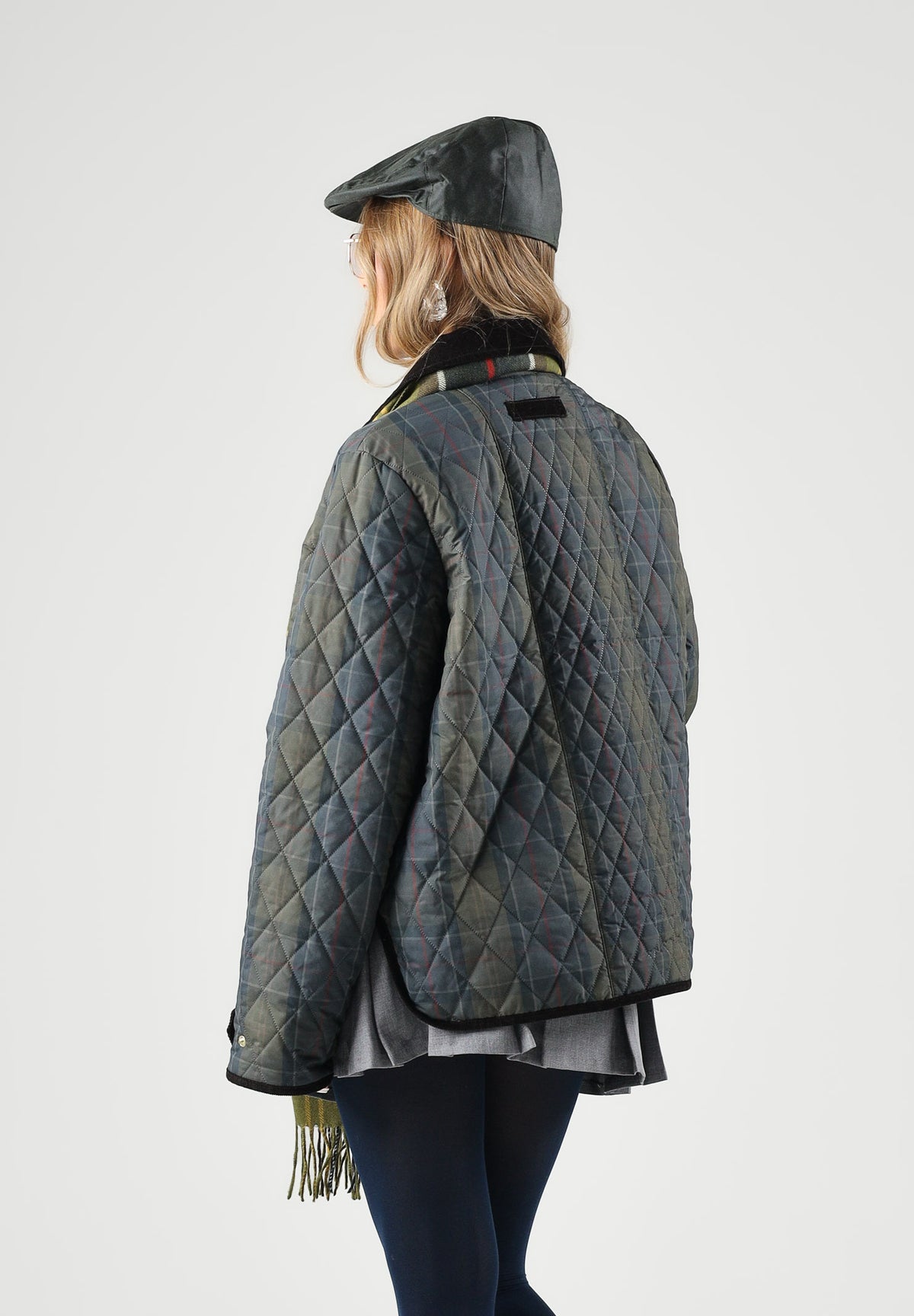 BARBOUR Piumino AINSDALE multicolor da donna con chiusura frontale  e colletto in velluto a coste. 262MLQU1932 TN11 BARBOUR 