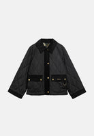 BARBOUR Giubbotto black-ancient nero da donna con trapuntatura a rombi 262MLQU1933 BK11 BARBOUR 