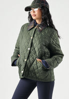 BARBOUR Piumino ANNANDALE QUILT verde per donna con trapuntatura a rombi 262MLQU1934 OL74 BARBOUR 