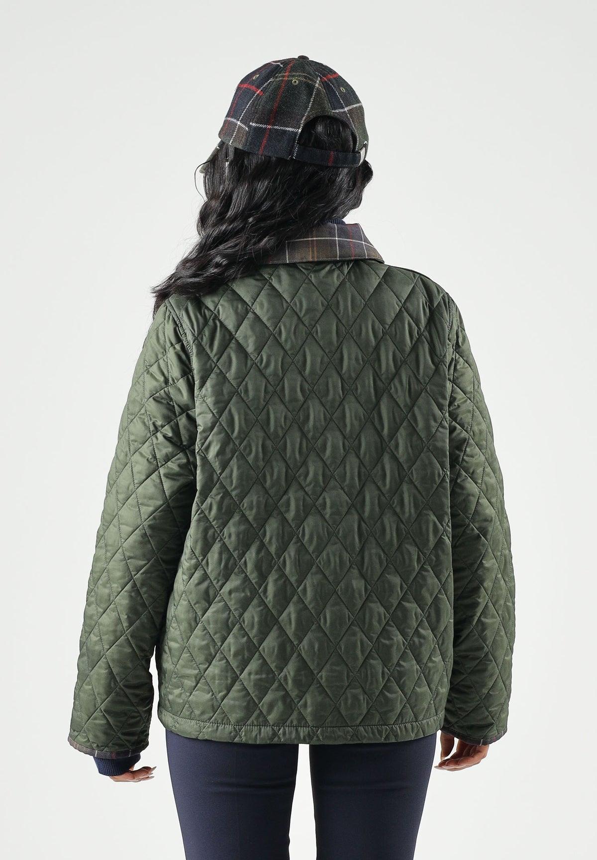 BARBOUR Piumino ANNANDALE QUILT verde per donna con trapuntatura a rombi 262MLQU1934 OL74 BARBOUR 