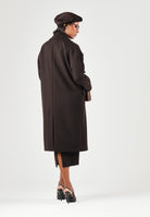 BARBOUR Cappotto rustic - shadow marrone da donna con collo a risvolto doppiopetto e tasche frontali strutturate. 262MLWO0262 BR71 BARBOUR 
