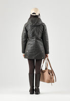 BARBOUR Giubbotto BEADNELL WAX JACKET olive-classic verde per donna con colletto in ecopelliccia 262MLWX0534 OL71 BARBOUR 