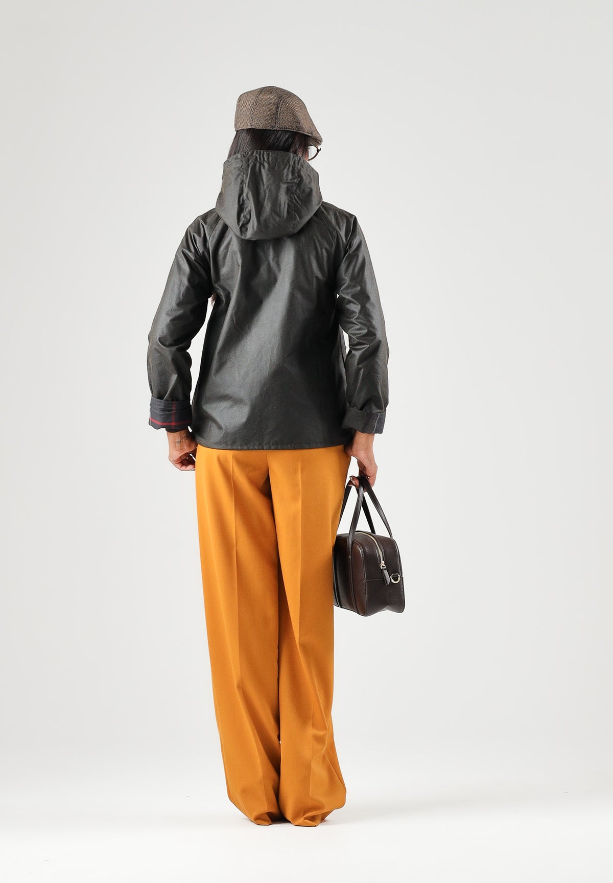 BARBOUR Giubbotto impermeabile olive-classic per donna con colletto in velluto e cappuccio rimovibile. 262MLWX1081 OL71 BARBOUR 