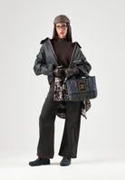 BARBOUR Giacca a vento ARLENE CHECKED grigio per donna con fantasia tartan e tasche oblique con zip. 262MLWX1567 OL71 BARBOUR 
