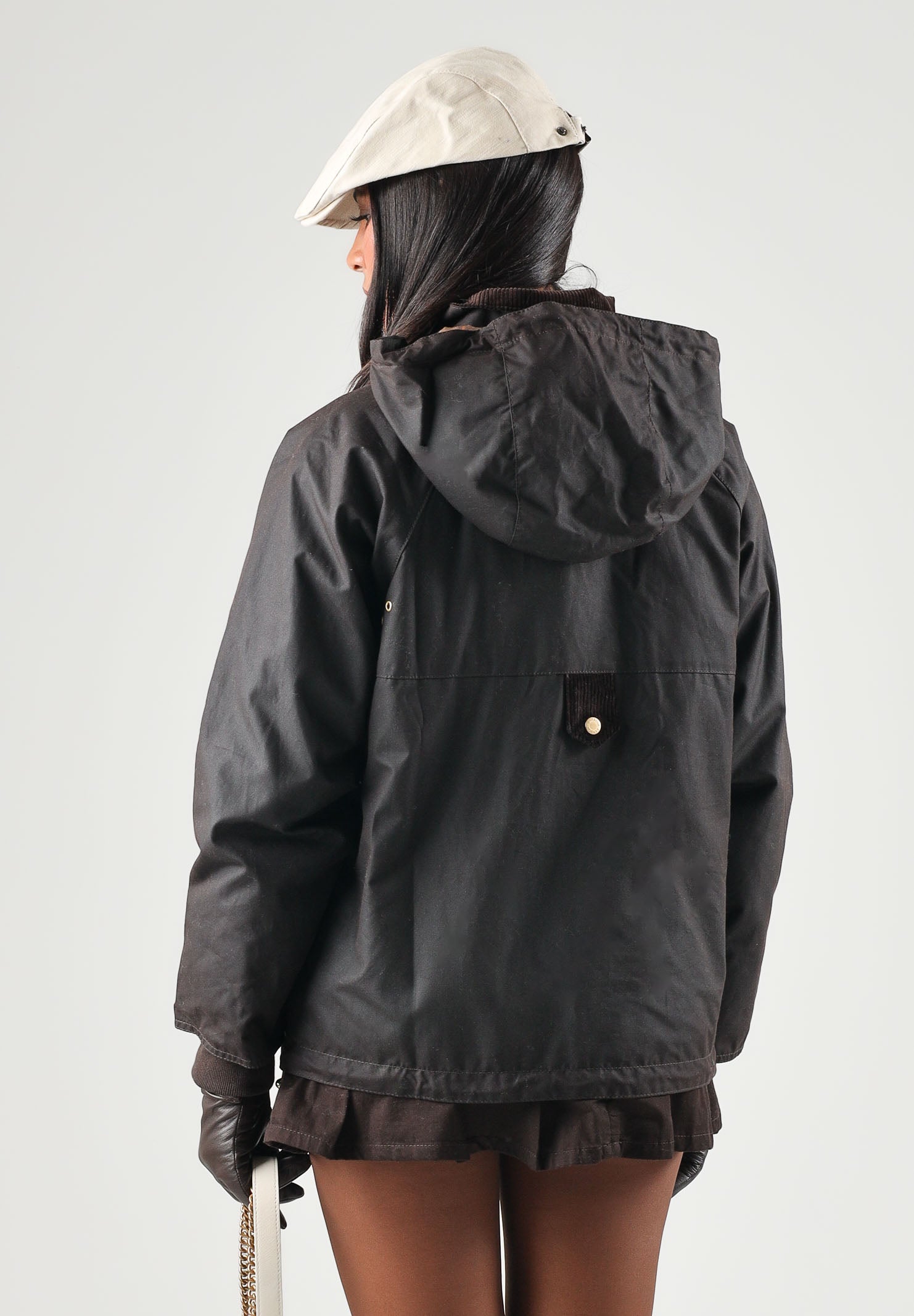 BARBOUR Parka BORROWDALE WAX JACKET rustic-muted per donna con cappuccio staccabile 262MLWX1569 RU91 BARBOUR 