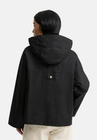 BARBOUR Giacca a vento  black-ancient nero da donna con cappuccio integrato, coulisse regolabile 262MLWX1578 BK71 BARBOUR 
