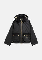 BARBOUR Giacca a vento  black-ancient nero da donna con cappuccio integrato, coulisse regolabile 262MLWX1578 BK71 BARBOUR 