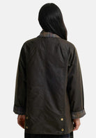 BARBOUR GiubbottoWAX  verde oliva da donna con colletto in velluto a coste 262MLWX1582 OL71 BARBOUR 