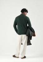 BARBOUR Maglione girocollo NEWTOWN CREWNECK JUMPER  verde bosco da uomo 262MMKN1773 GN13 BARBOUR 