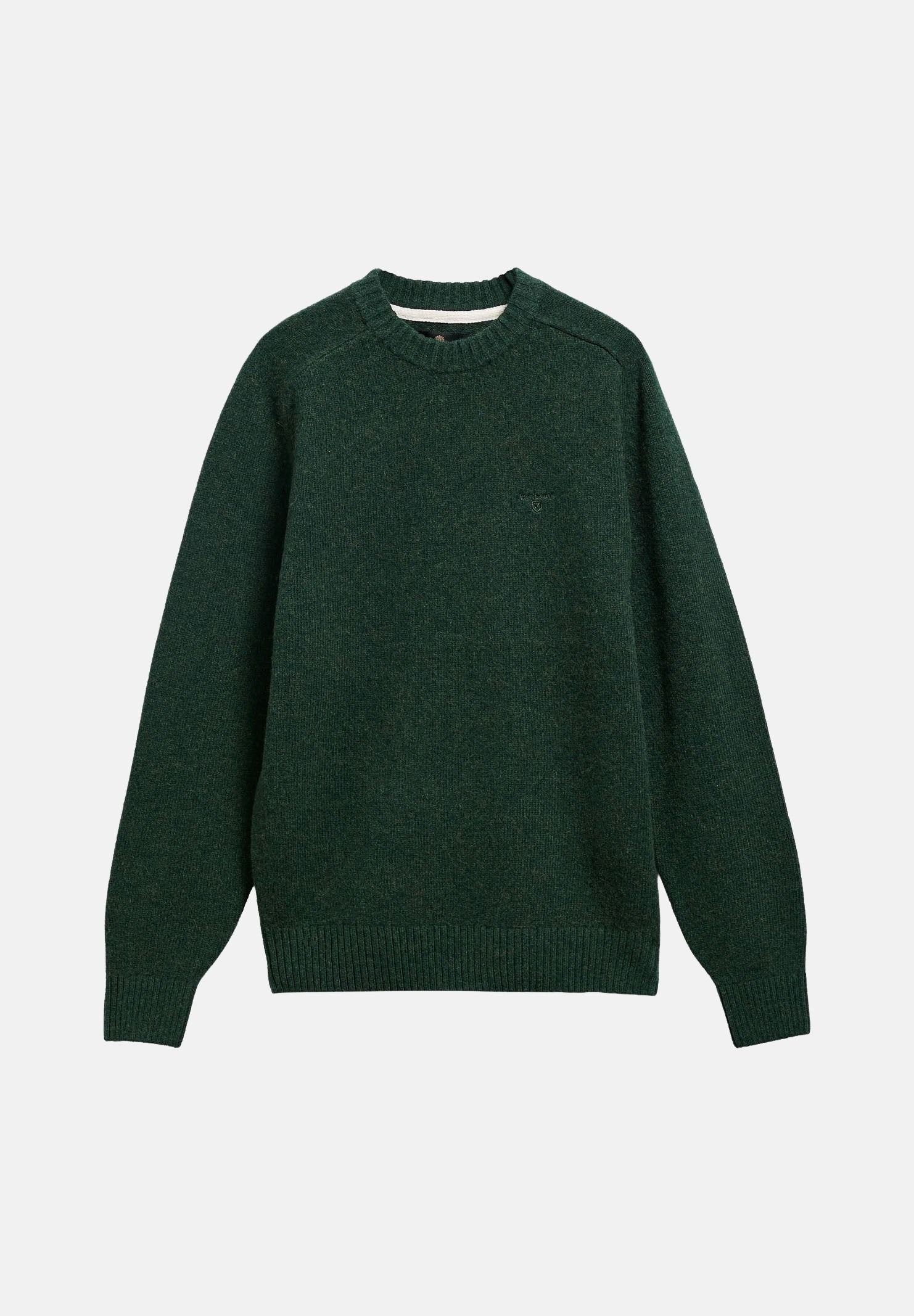 BARBOUR Maglione girocollo NEWTOWN CREWNECK JUMPER  verde bosco da uomo 262MMKN1773 GN13 BARBOUR 