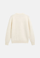 BARBOUR Maglia NEWTOWN CREW NECK Antique White bianco da uomo. 262MMKN1773 WH52 BARBOUR 
