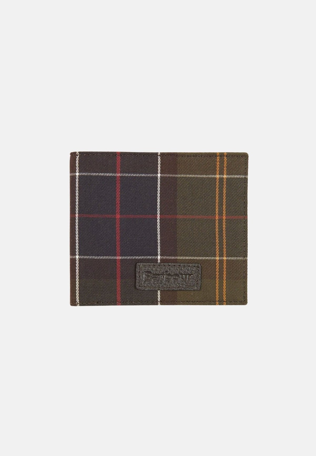 BARBOUR Portafoglio Tartan marrone per uomo con logo applicato ed eleganti dettagli in pelle. 262MMLG0046 TN11 BARBOUR 