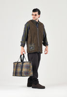 BARBOUR Gilet smanicato POLARQUILT WAISTCOAT verde per uomo con trapuntatura a rombi 262MMLI0002 OL91 BARBOUR 