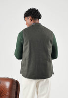 BARBOUR Gilet smanicato WARM PILE WAISTCOAT ì verde salvia per uomo in pelliccia ecologica 262MMLI0004 SG71 BARBOUR 