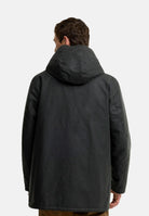 BARBOUR Parka verde salvia scuro da uomo con cappuccio avvolgente e tasche utility bicolore 262MMWX2582 SG51 BARBOUR 
