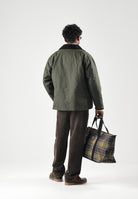 BARBOUR Giubbotto SHORT LIDDESDALE WAXED sage- verde salvia per uomo 262MMWX2592 SG71 BARBOUR 