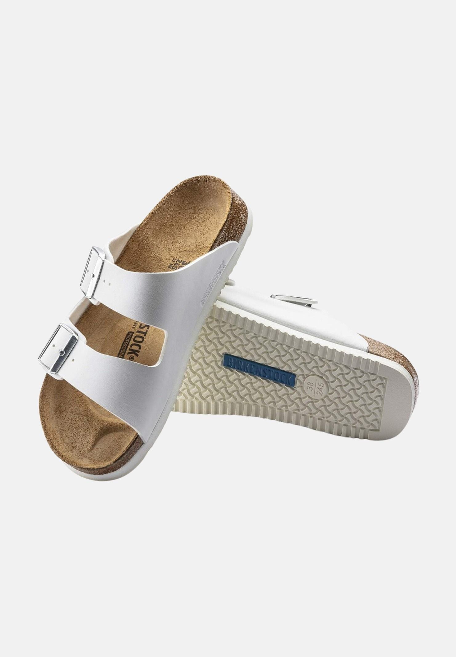BIRKENSTOCK Ciabatta ARIZONA , colore basico bianco, per uomo e donna con doppio cinturino regolabile 1018221 . BIRKENSTOCK 