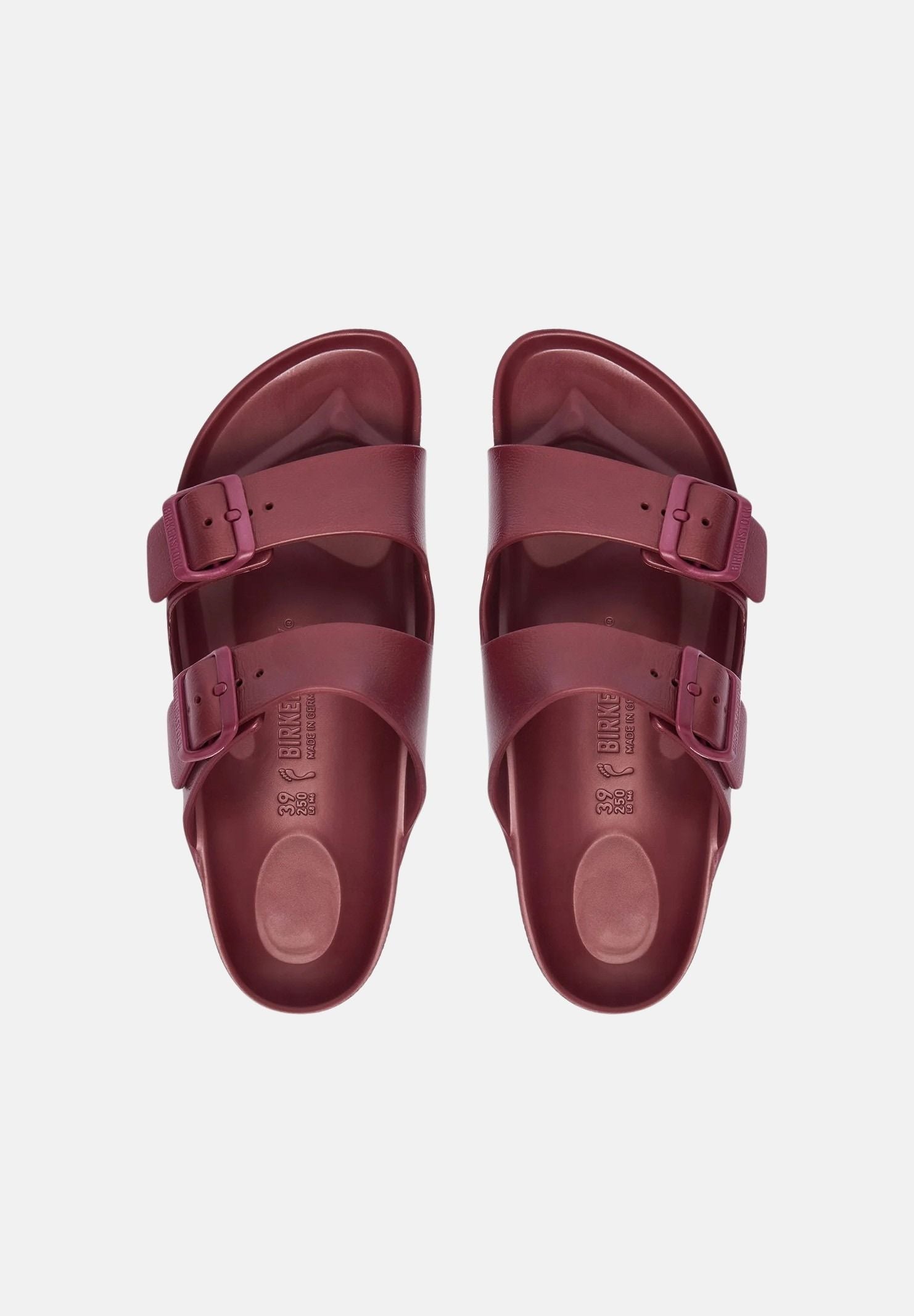 BIRKENSTOCK Ciabatta ARIZONA EVA ZINFANDEL bordeaux per uomo e donna con doppio cinturino regolabile.<BR/> 1032862 . BIRKENSTOCK 