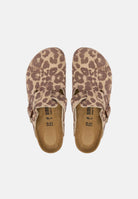 BIRKENSTOCK Sabot Boston Leo Sandcastle beige e marrone unisex. 1033324 . BIRKENSTOCK 