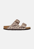 BIRKENSTOCK Ciabatta ARIZONA LEO beige e marrone da donna con fantasia leopardata e doppio cinturino regolabile. 1033330 . BIRKENSTOCK 