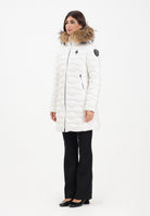 BLAUER Piumino lungo LYNEL bianco da donna 25WBLDK03527-006047 100BI BLAUER 