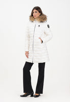 BLAUER Piumino lungo LYNEL bianco da donna 25WBLDK03527-006047 100BI BLAUER 