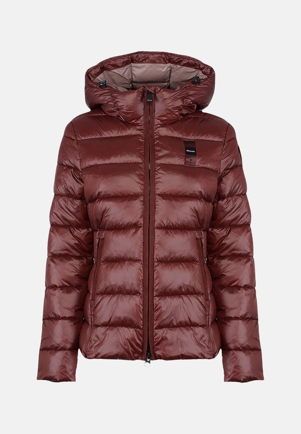BLAUER Giubbotto CAROLL Marrone 30B Int. Marrone 30C marrone mogano con sfumature bordeaux da donna in nylon micro rip idrorepellente, con imbottitura sintetica Sorona® Aura, cappuccio fisso regolabile, zip frontale integrale, trapuntatura orizzonta 26WBLDC02070-006648 592BW BLAUER 