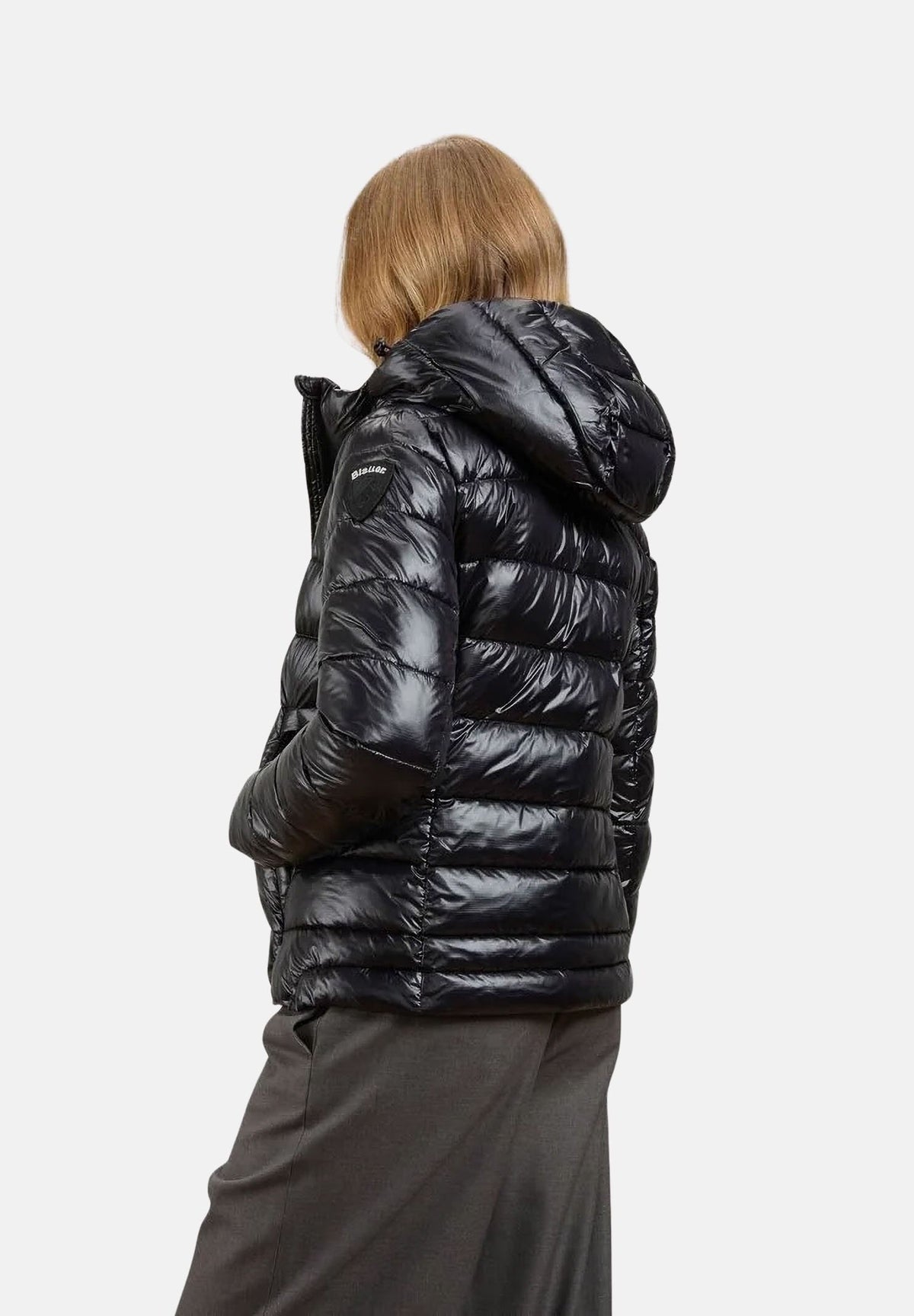 BLAUER Giubbotto CAROLL nero con interno beige chiaro da donna 26WBLDC02070-006648 999EI BLAUER 