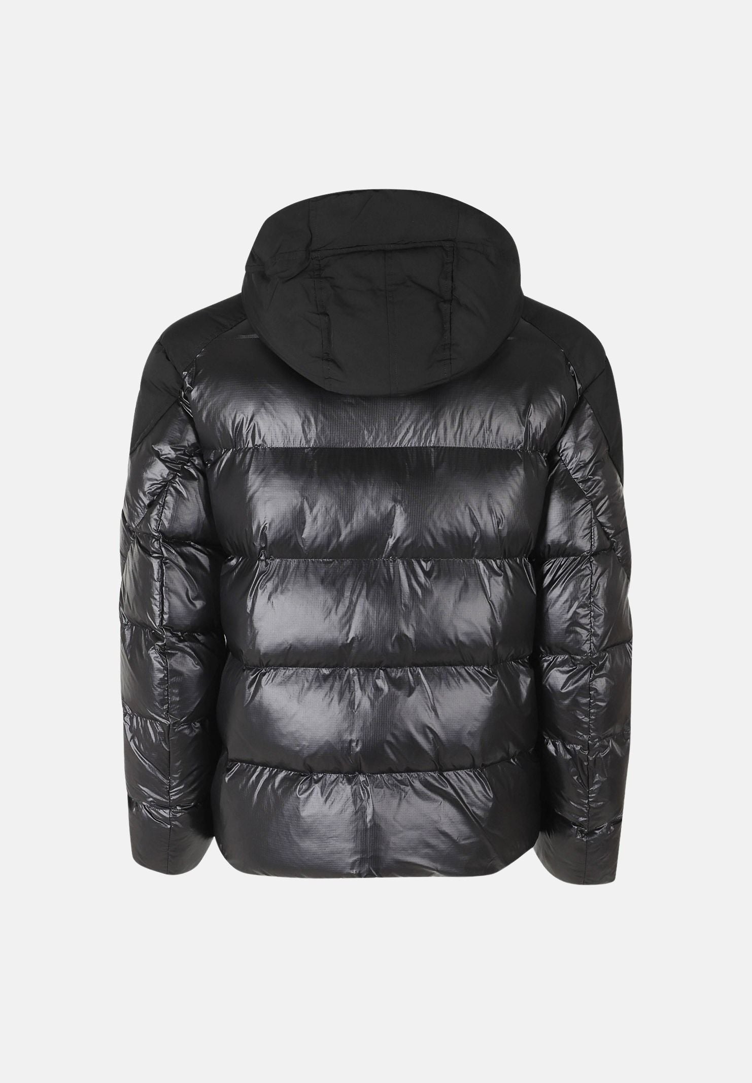 BLAUER Piumino corto KIERNAN Nero interno Beige nero da uomo. 26WBLUC02352-005958 999EI BLAUER 