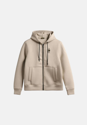 BLAUER Felpa con cappuccio e zip COLBY Grigio Nebbia grigio chiaro da uomo. 26WBLUF02394-007707 902 BLAUER 
