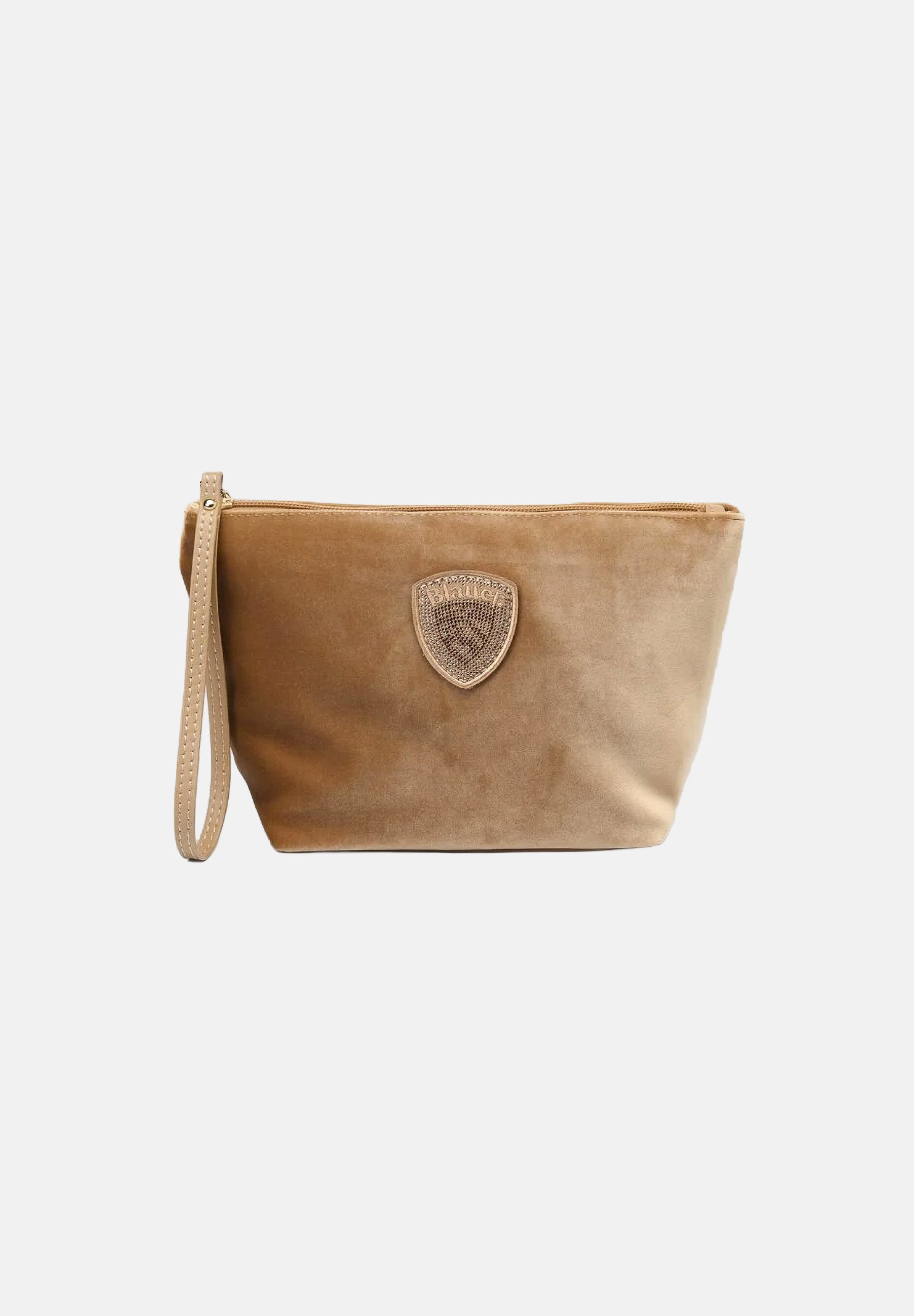 BLAUER Pochette in velluto VELVET CLUTCH beige da donna F6DEBBY01CLU BEI BLAUER 