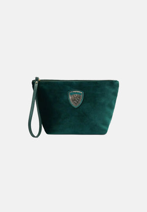 BLAUER Pochette in velluto VELVET CLUTCH verde da donna F6DEBBY01CLU GRE BLAUER 