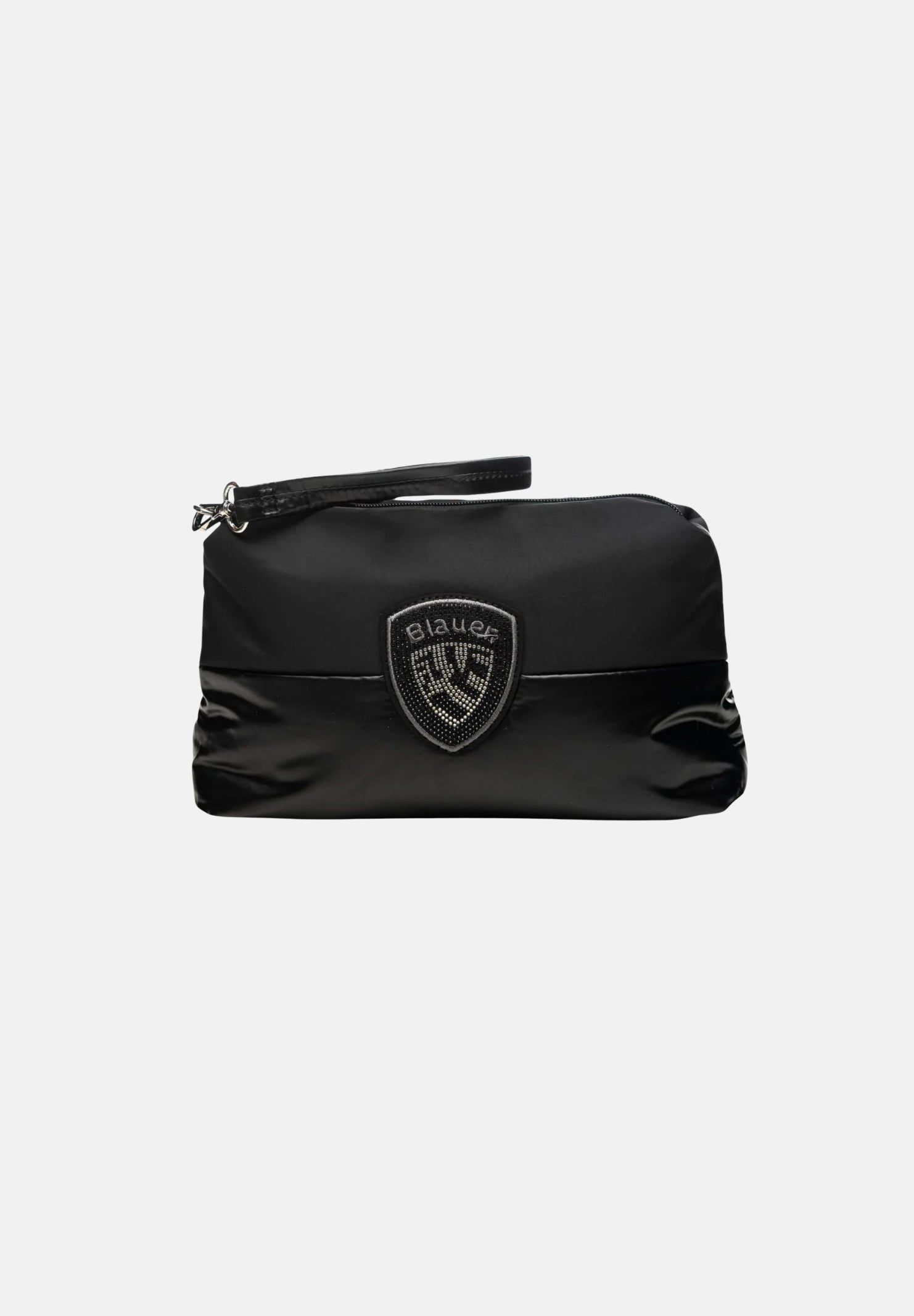 BLAUER Pochette a mano nera da donna  con parte inferiore in morbido faux-fur F6MIRA01PAD BLK BLAUER 