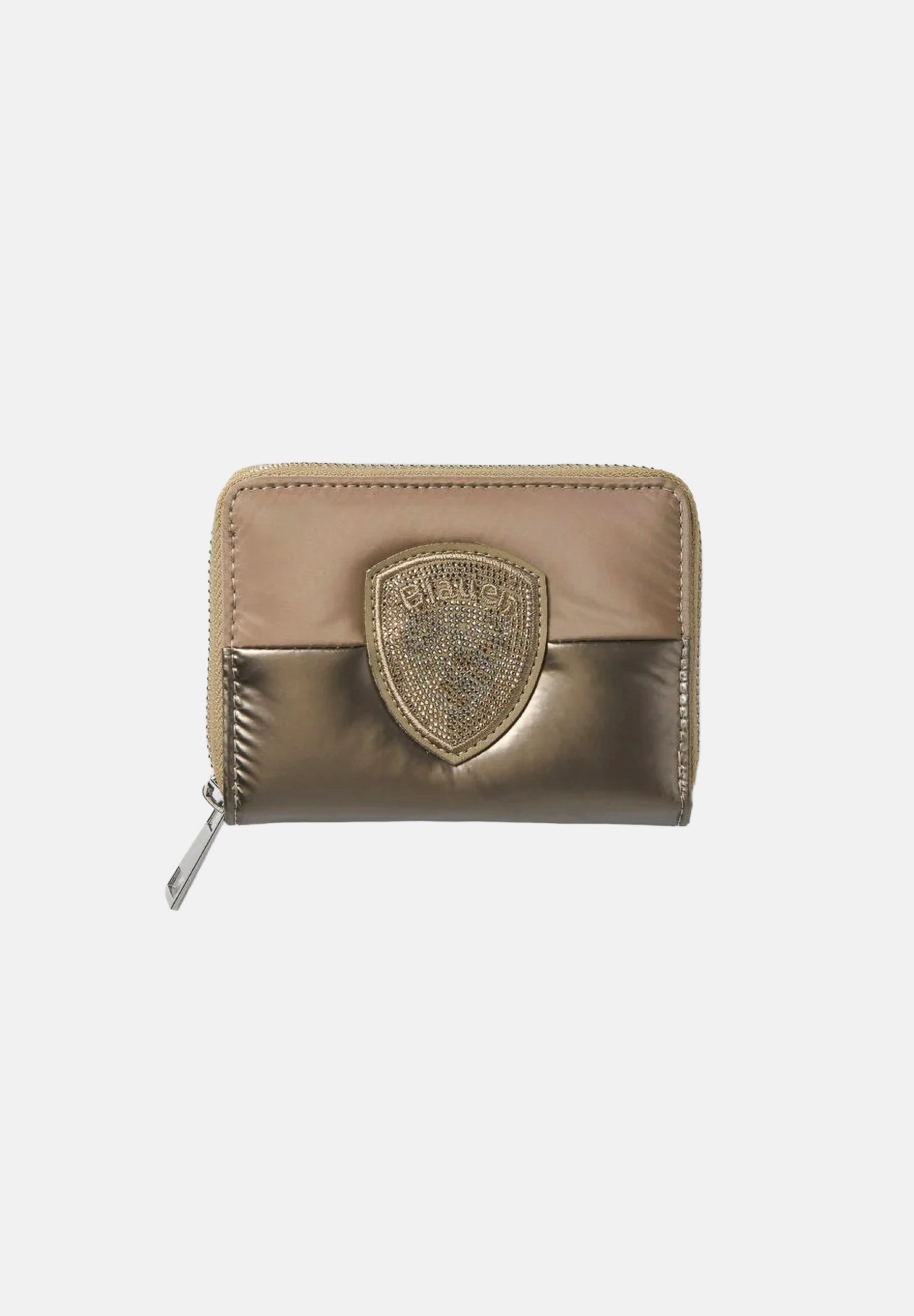 BLAUER Portafoglio beige da donna con parte superiore satinata F6PALM03PAD BEI BLAUER 