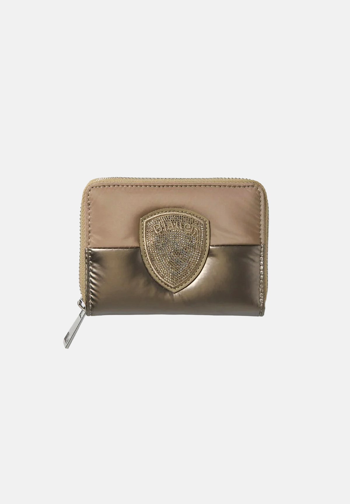 BLAUER Portafoglio beige da donna con parte superiore satinata F6PALM03PAD BEI BLAUER 